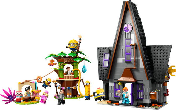 Конструктор LEGO Despicable Me 4 Семейное поместье Гру и миньйонов 868 деталей (75583)