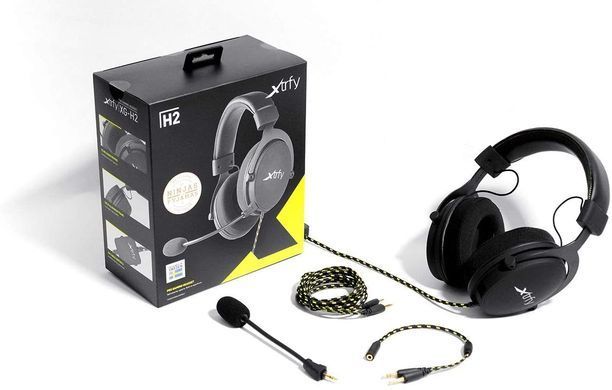 Ігрова гарнітура Xtrfy H2 (3.5mm/USB), Black (329424) XG-H2 фото