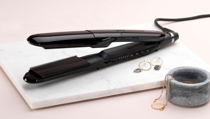 BaByliss Випрямляч, темп.режимів-5, 150-230С, кераміка, турмалін , чорний (366244) ST492E фото
