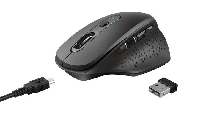 Trust Мышь Ozaa Rechargeable WL Black 23812_TRUST фото