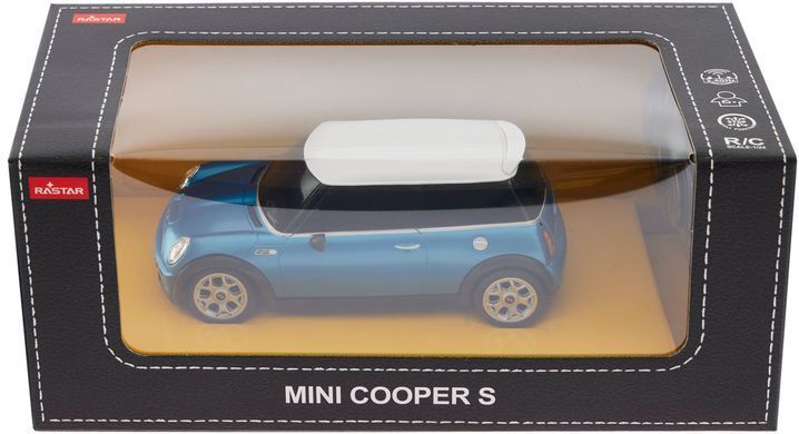 Машинка Rastar Mini Cooper 1:24 Блакитний