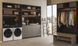 Haier Пральна машина фронтальна, 8кг, 1400, A+++, 44см, дисплей, пара, інвертор, люк чорний, прямий привід, білий (366767) HW80-B14959TU1