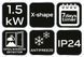 Конвектор Neo Tools 90-091 1500 Вт, IP24