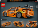 Конструктор LEGO Technic Fast and Furious Toyota Supra MK4 810 деталей (42204)