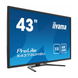 42,5" 16:9 VA UHD РК монітор, 3 мс, 60 Гц, PiP/PbP, 2xHDMI, 1xDP, 1xmDP, 1xDP out, 2xUSB 3.0, 2xUSB IIYAMA X4373UHSU-B1 3700543