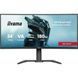 34" 21:9 вигнутий VA РК монітор, 0,4 мс (MPRT), 180 Гц, Adaptive Sync, HDR, 2xHDMI 2.0/1xDP 1.4/2 IIYAMA GCB3484WQSU-B1 3733066