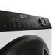Haier Пральна машина фронтальна, 8кг, 1400, A+++, 44см, дисплей, пара, інвертор, люк чорний, прямий привід, білий (366767) HW80-B14959TU1