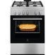 Electrolux Плита газова, 59л, 60x60см, чавун, нерж (379055) LKG600011X
