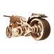 Деревянный механический 3D конструктор Ugears Байк (70051) dt_93581