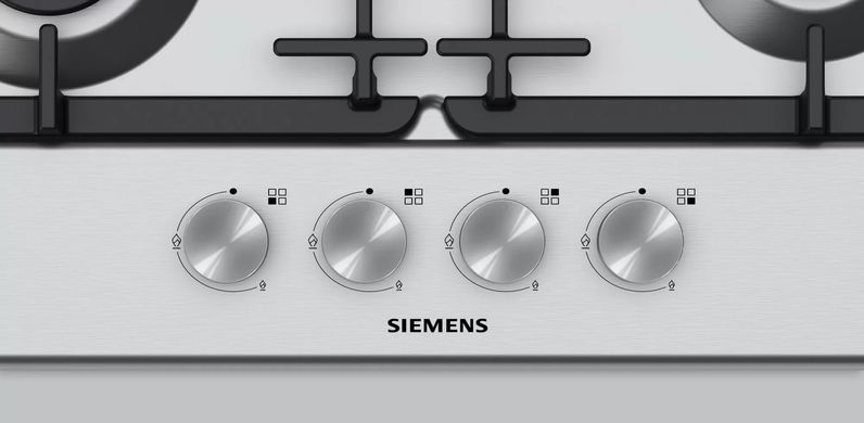 Siemens Варочная поверхность газовая 60см/чугун/газ-контроль/WOK/нерж EG6B5HO92R фото