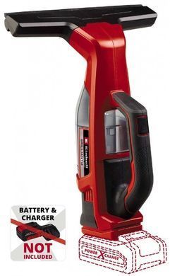 Einhell Очищувач вікон акумуляторний BRILLIANTO, 18В, 280мм, 0.1л, з розпилювачем, 0.74кг, без АКБ і ЗП (374859)