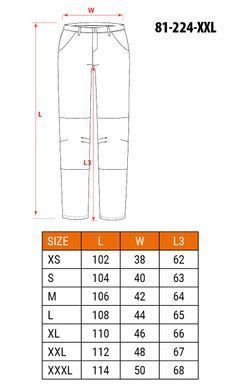 Робочі штани Neo Tools 81-224 Navy XXL