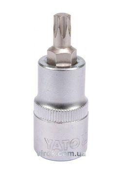 Головка торцева YATO квадрат 1/2 "TORX" Т40, L= 55 мм