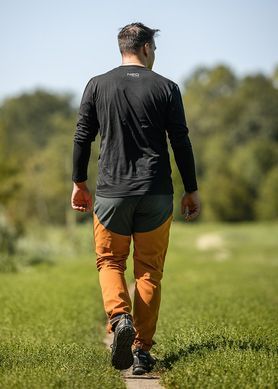Штани робочі NEO Tools 81-292 OUTDOOR, 4-way stretch, гірчично-сірі, поліестер, вентиляція, кармани на змійці XL