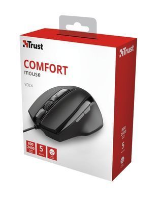 Trust Мышь Voca USB Black 23650_TRUST фото