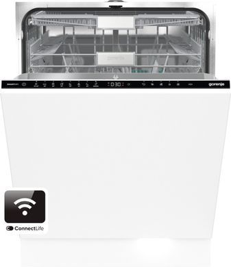 Gorenje Посудомоечная машина встраиваемая, 16компл., инверторн, A+++, 60см, TotalDry, Wi-Fi, 3 корзины, белый GV693C60UVAD фото
