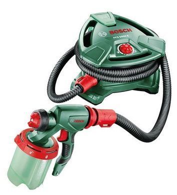 Фарборозпилювач Bosch PFS 5000 E 1200Вт 500 мл/хв 3м2&middot;хв дод. контейнер та мішалка 4.8кг (358808) 0.603.207.202 фото