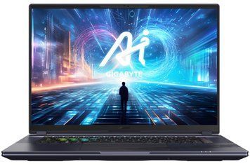 Gigabyte Ноутбук AORUS G6X 16.0 QHD 165Hz, Intel i7-13650HX, 16GB, F1TB, NVD4060-8, DOS, черный AORUS_16X_9KG-43UAC54SD фото