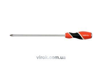 Отвертка крестовая ударная YATO: "Philips" PH3 х 250 мм