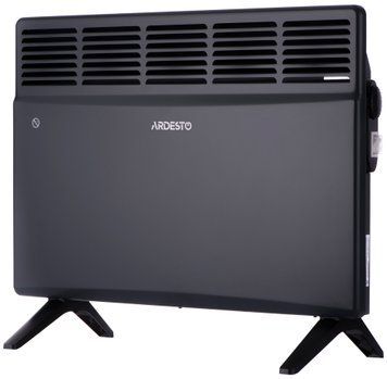 ARDESTO Конвектор електричний CH-1500MCA, 1500 Вт, 15 м2, закритий нагрів. елемент, IP24, мех. керування, антрацит матовий (367403)