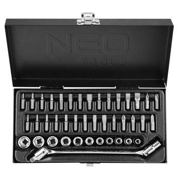 Набор торцевых головок и бит с адаптером Neo Tools 08-603 41 шт. 08-603 фото