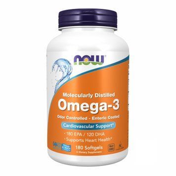 Омега-3 поддержка сердца (Omega-3 180 EPA/120 DHA) 180 капсул