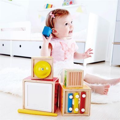 Іграшкові музичні інструменти Hape Мініоркестр 5 в 1 (E0336) dt_12096 фото