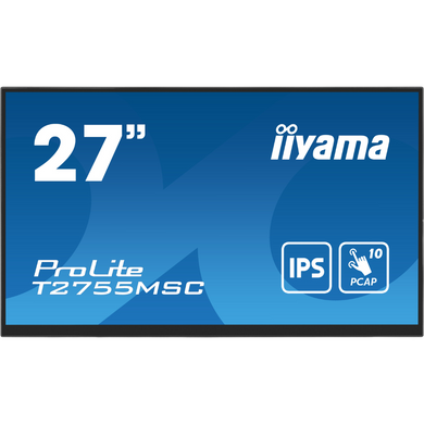 27 "16: 9 Sensory LCD -монитор IPS, 1920x1080, Проекция и экономическая технология, 1xhdmi/1xdp/2xusb 3.2, iiyama T2755555555555555555555555555555555555555555555555555555555555555555555555555555555555555555555555555 3724078 фото