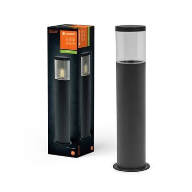 Cвітильник стовпчик LEDVANCE ENDURA CLASSIC EBRO 49см E27 чорний (376721)