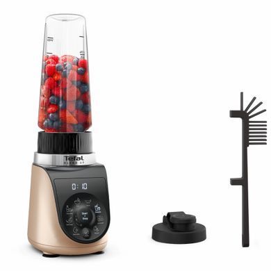 Tefal Блендер стационарный Blend UP, 1000Вт, чаша-700мл, тритан, черно-золотистый (384110) BL190AF0 фото