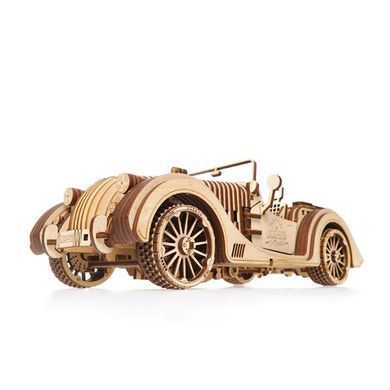 Деревянный механический 3D конструктор Ugears Родстер VM-01 (70052) dt_93582 фото