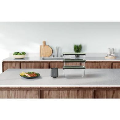 Вакууматор Electrolux для многоразовых пакетов и контейнеров, 4Вт, механическое управление, +3 контейнера, пластик, серый (358256) EVFK1+ фото