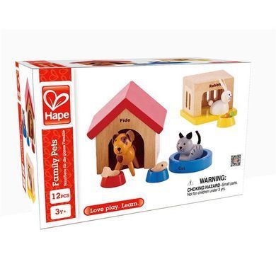 Деревянный игровой набор Hape Домашние питомцы (E3455) dt_12306 фото