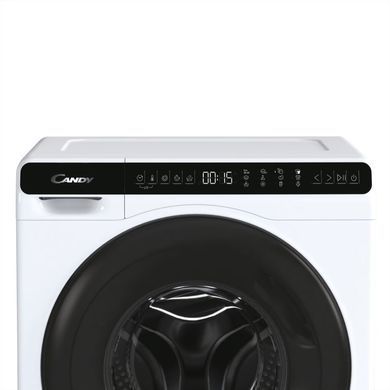 Candy Пральна машина фронтальна, 5кг, 1200, A+++, 44см, дисплей, інвертор, люк чорний, висота 70см, білий (375242) CW50-BP12307-S фото