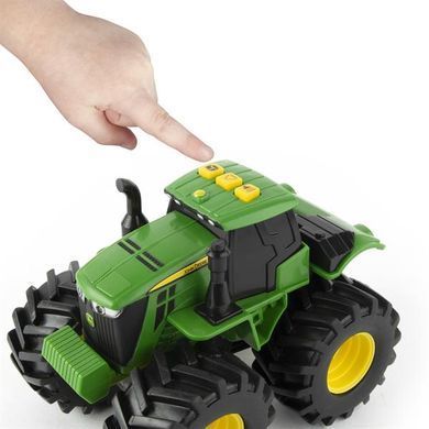 Машинка Трактор John Deere Kids Monster Treads з великими колесами зі світлом і звуком (46656) dt_14097 фото