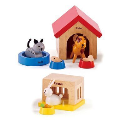 Деревянный игровой набор Hape Домашние питомцы (E3455) dt_12306 фото
