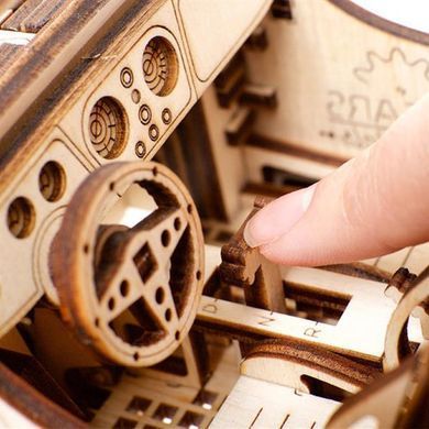 Деревянный механический 3D конструктор Ugears Родстер VM-01 (70052) dt_93582 фото