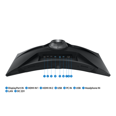 Монітор вигнутий VA 32",2560*1440,240 Гц SAMSUNG LS32BG650EIXUA 3703773 фото