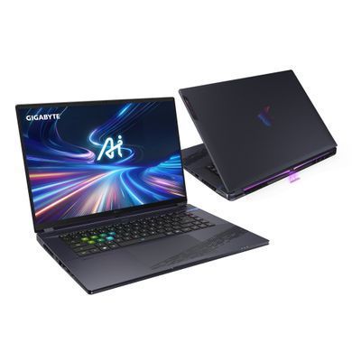 Gigabyte Ноутбук AORUS G6X 16.0 QHD 165Hz, Intel i7-13650HX, 16GB, F1TB, NVD4060-8, DOS, черный AORUS_16X_9KG-43UAC54SD фото