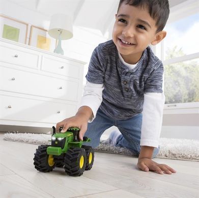 Машинка Трактор John Deere Kids Monster Treads з великими колесами зі світлом і звуком (46656) dt_14097 фото