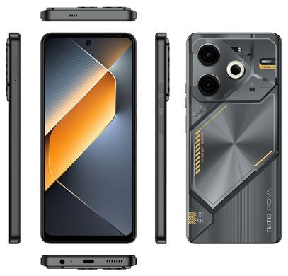 TECNO Смартфон POVA 6 NEO (LI6) 6.78" 8/128ГБ, 2SIM, 7000мА&bull;год, Speed Black (376681) 4894947021015 фото