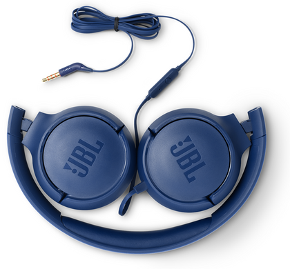 Навушники JBL T500 Blue (6459537) JBLT500BLU фото