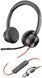 Гарнитура компьютерная стерео On-ear Poly Blackwire 8225-M, USB-A, USB-C, всенаправленный, ANC, Acoustic Fence, Microsoft Teams, черный 8X225AA