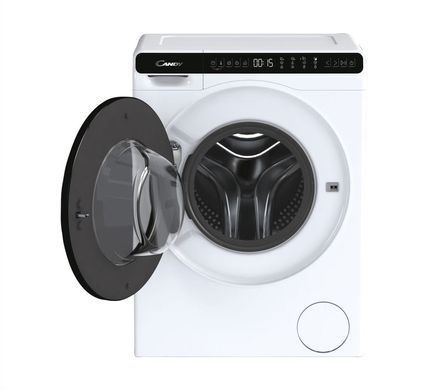 Candy Пральна машина фронтальна, 5кг, 1200, A+++, 44см, дисплей, інвертор, люк чорний, висота 70см, білий (375242) CW50-BP12307-S фото