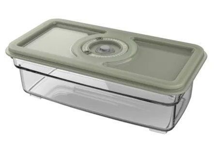 Вакууматор Electrolux для многоразовых пакетов и контейнеров, 4Вт, механическое управление, +3 контейнера, пластик, серый (358256) EVFK1+ фото