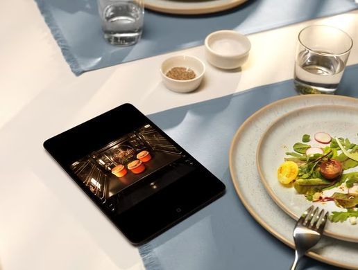 Electrolux Духова шафа електрична, 70л, A++, пара, конвекція, ф-ція пароварки, чорний+нерж (363458) KOAAS31CX фото
