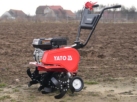 Культиватор бензиновий YATO YT-85591: двигун- 6,5 КС, ширина борозни- 34-78 см, глибина- 160-300 мм, бак-1,2л YT-85591 фото