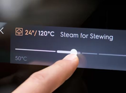Electrolux Духова шафа електрична, 70л, A++, пара, конвекція, ф-ція пароварки, чорний+нерж (363458) KOAAS31CX фото