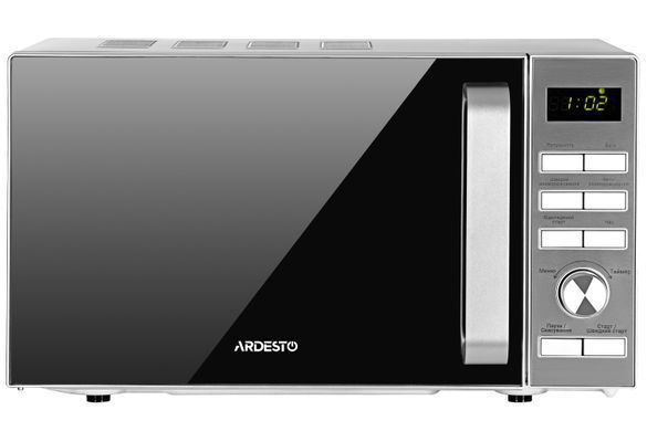 Микроволновая печь ARDESTO 20л, электр.управл., 700Вт, дисплей, откр.ручкой, серебристый (307796) GO-E735S фото