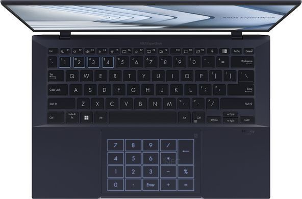 ASUS Ноутбук Expertbook B9 B9403CVAR-KM0708X 14" WQXGA+ OLED, Intel Ultra 7 150U, 32GB, F1TB, UMA, Win11P, Чорний (378385) 90NX05W1-M00ZA0 фото